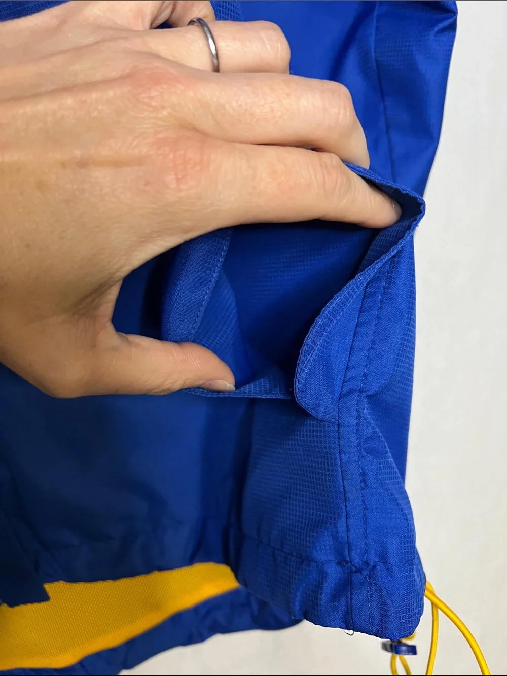 Vintage Men’s Large Starter Zip UpBlue and Black Windbreaker Jacket